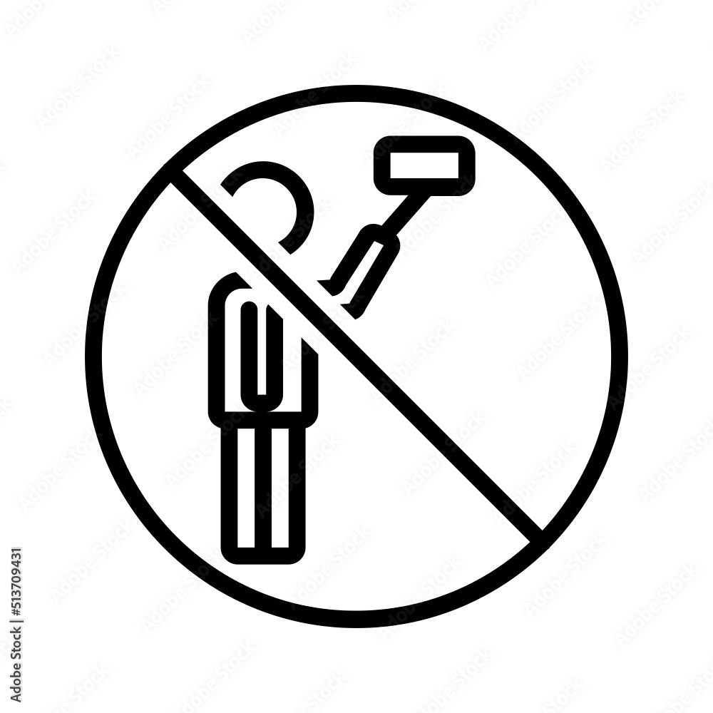 Black line icon for No photo Black line icon for No photo