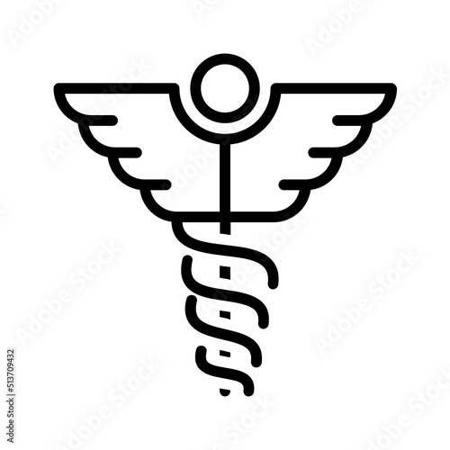 Black line icon for Pharma