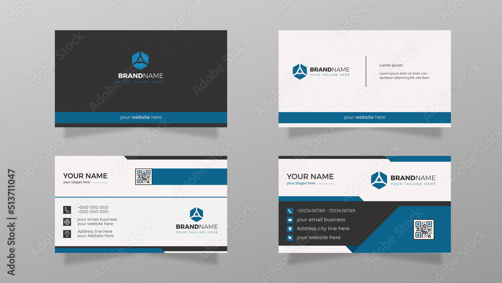 Professional and Creative Business Card Template. Professional and Creative Business Card Template.