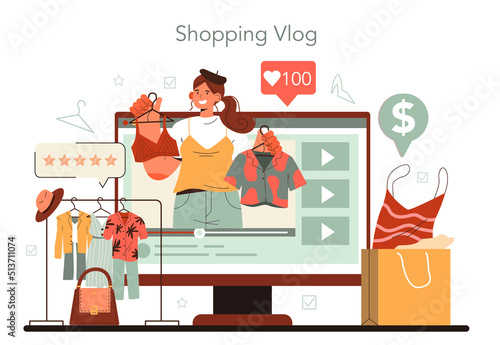 Fashion stylist online service or platform. Professional fashion