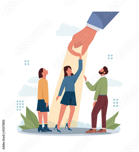 Job application concept. Idea of employment and hiring