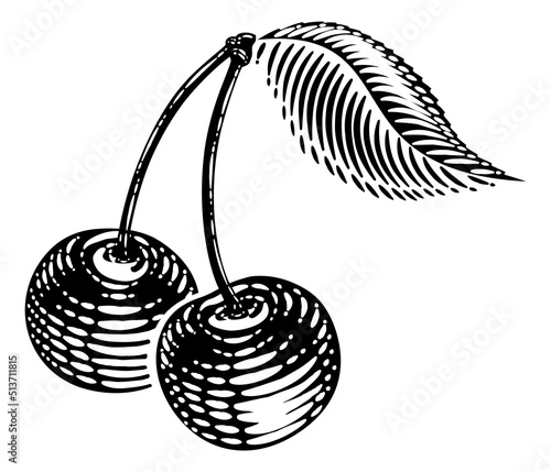 Cherry Berry Fruit Vintage ...