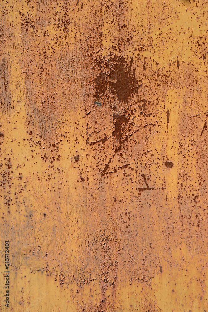 Fototapeta premium Old rusty and battered metal background