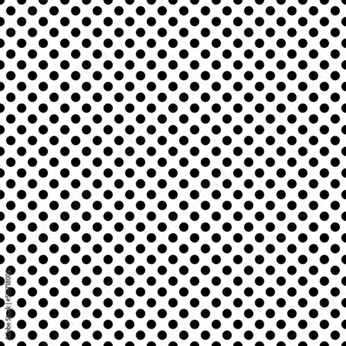 Beautiful Design Black Dot Pattern Vector Seamless Checkered Abstract Geometric Background For Wallpaper, Wrapping, Background, Fabric