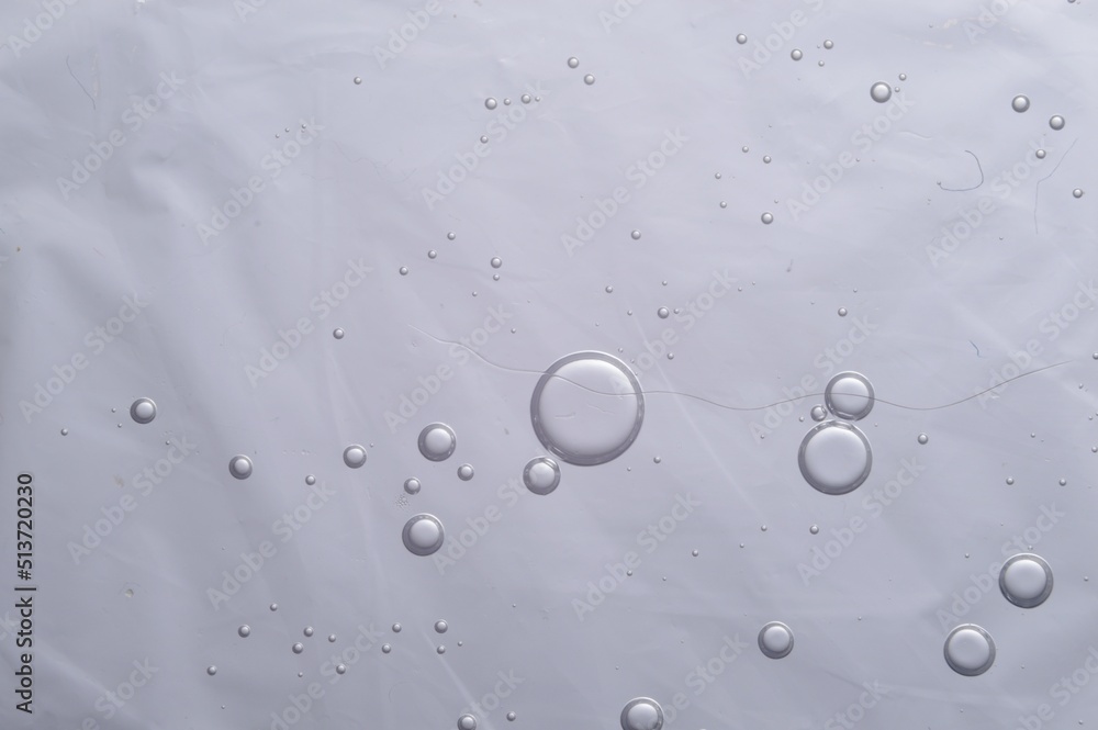 air bubbles in a transparent liquid close-up. micro air bubbles in a transparent liquid close-up. micro