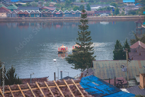 Bab Rak Thai Village, Mae Hong Son province Northern Thailand.(Chinese style cottage in tea plantation)