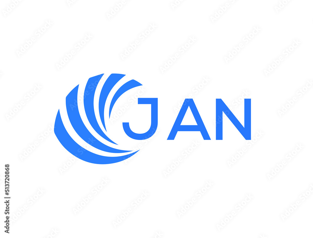 JAN Flat accounting logo design on white background. JAN creative initials Growth graph letter logo concept. JAN business finance logo design.
JAN Flat accounting logo design on white background. JAN creative initials Growth graph letter logo concept. JAN business finance logo design.