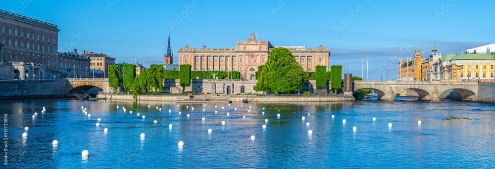 Fototapeta premium Swedish Parliament House in Stockholm