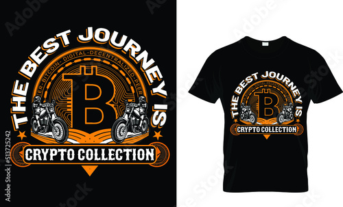 cryptocurrency T-Shirt Design Template