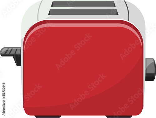 Bread toaster clipart design illustration