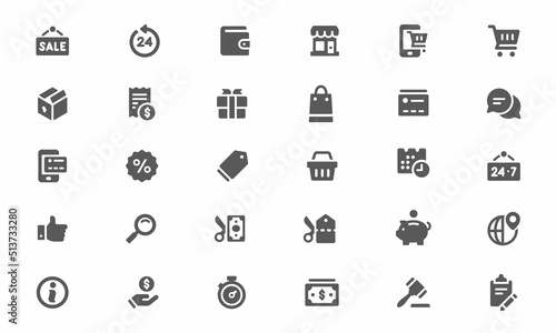 Ecommerce business icon set, Black icon online store Free Premium Vector for commercial, personal projects, digital or printed media, website, ecommerce banners, posters