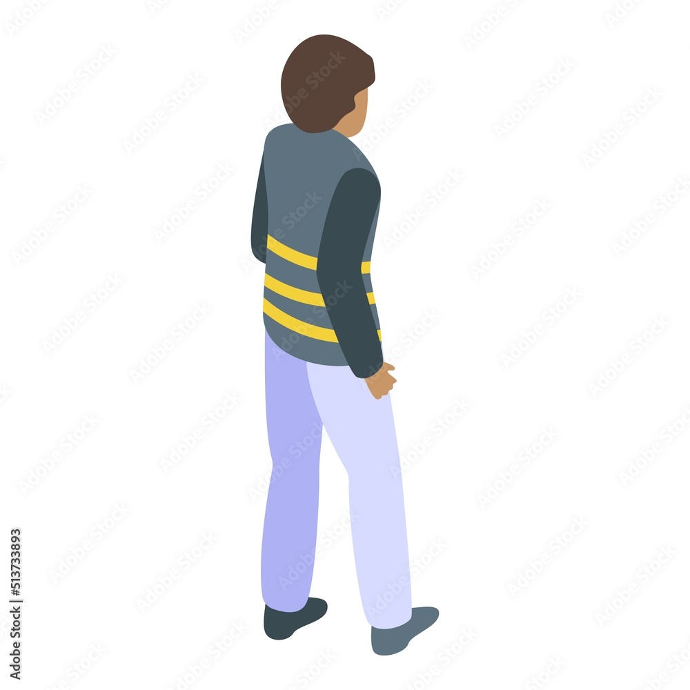 Fashion holiday boy icon isometric vector. Cute boy. Happy kid Fashion holiday boy icon isometric vector. Cute boy. Happy kid