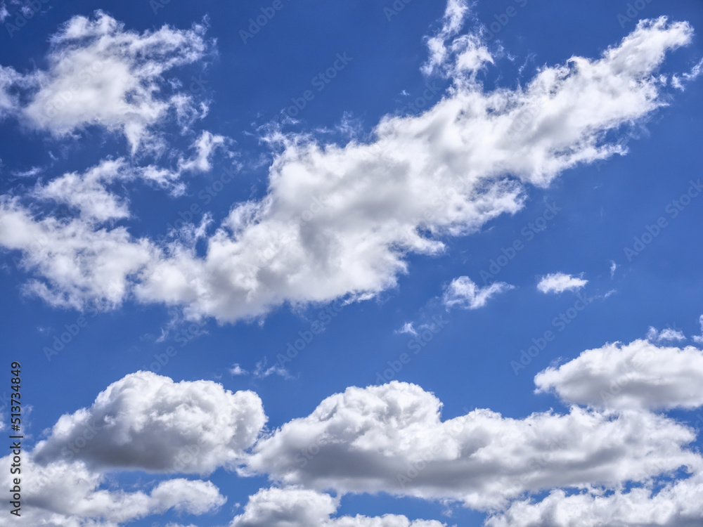 blue sky with clouds