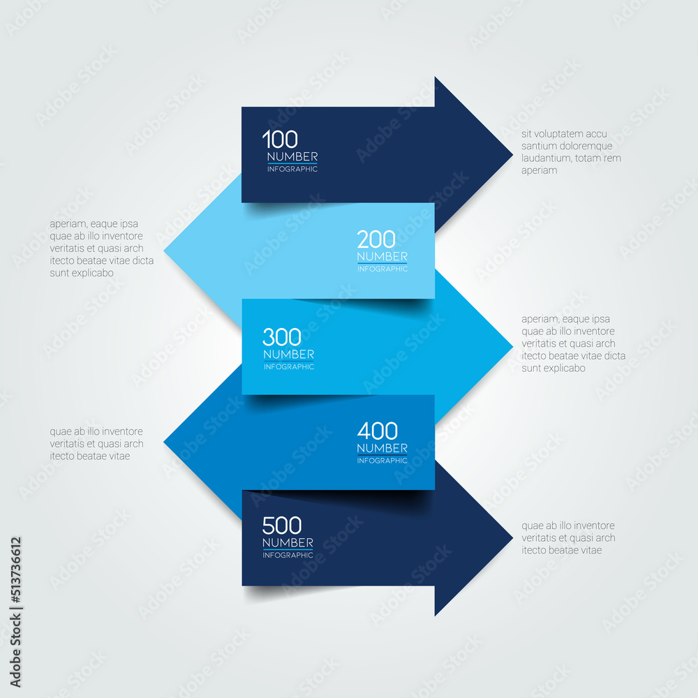 Arrows template. Infographic element. Arrows template. Infographic element.