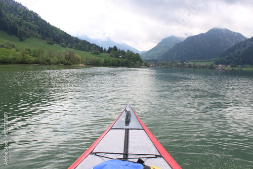 Kajak auf einem See in Bayern  © johannes81