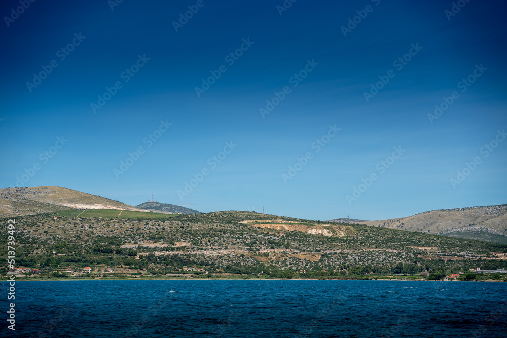 Shore of mediteranean sea in Croatia