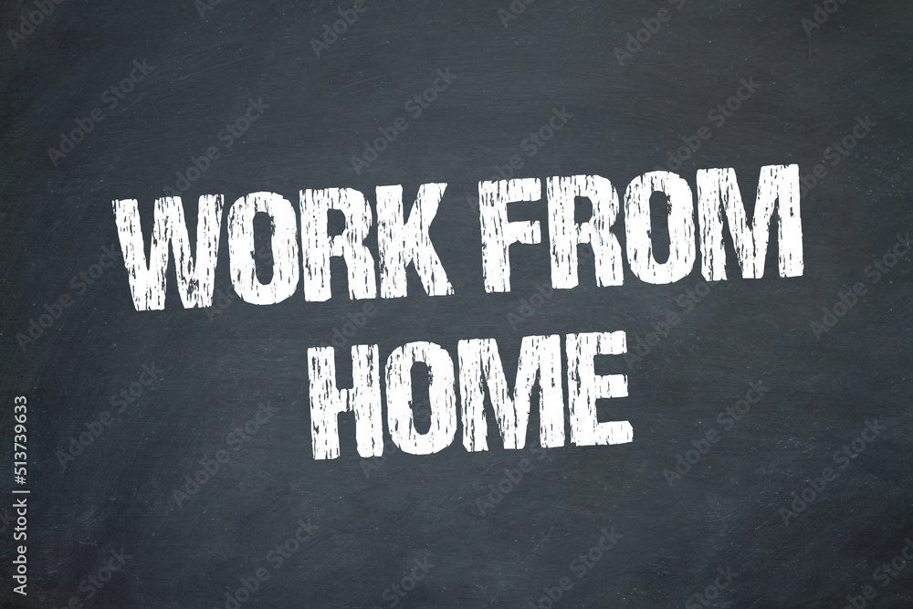 Obraz premium Work from Home