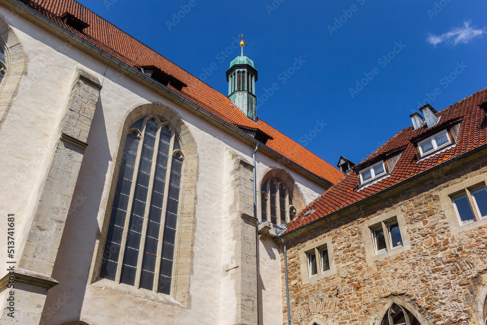Facades of the historic Ulrici monastery in Braunschweig, Germany Facades of the historic Ulrici monastery in Braunschweig, Germany