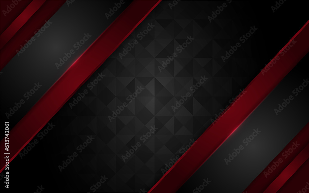 Modern dark red combination with black background with texture effect overlap layer design