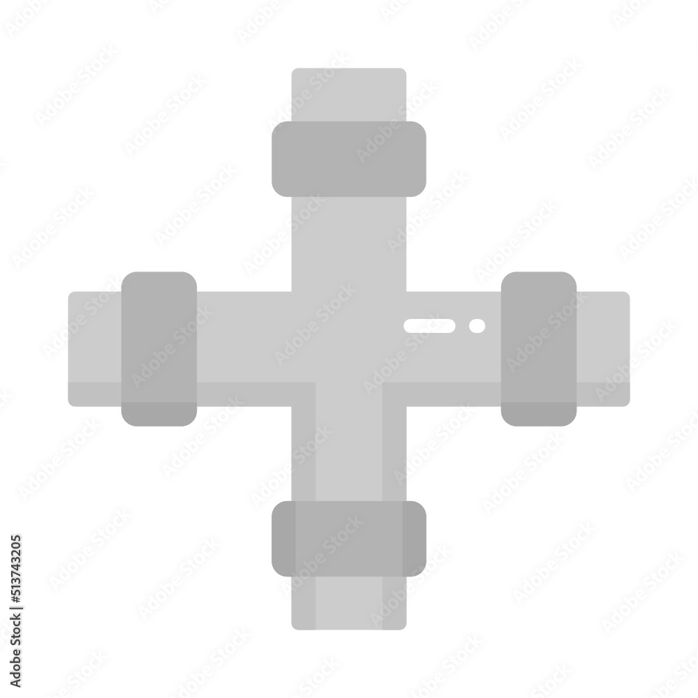 Obraz premium Illustration of Industrial Pipe Icon