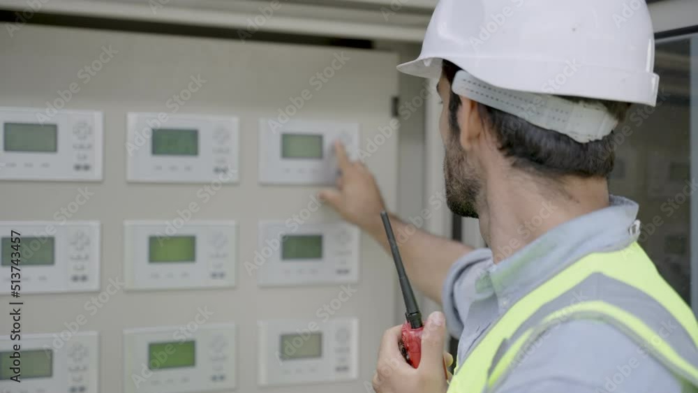 technician inspection the electric unit technician inspection the electric unit