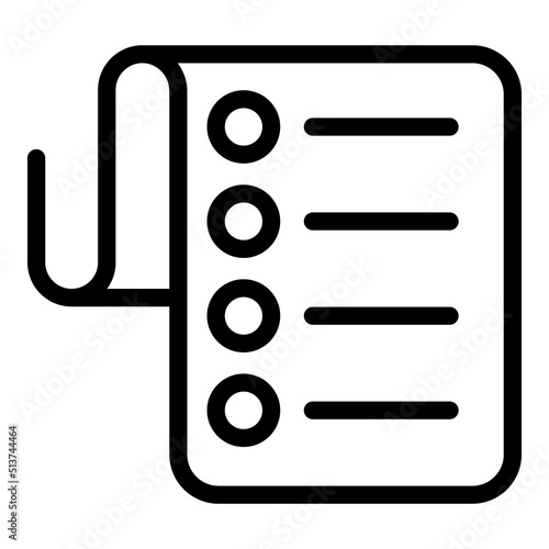To do list icon outline vector. Comfort zone. Business leaving
