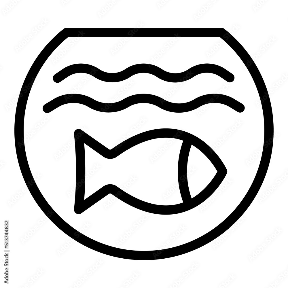 Aquarium comfort zone icon outline vector. Work escape. Start fear free Aquarium comfort zone icon outline vector. Work escape. Start fear free
