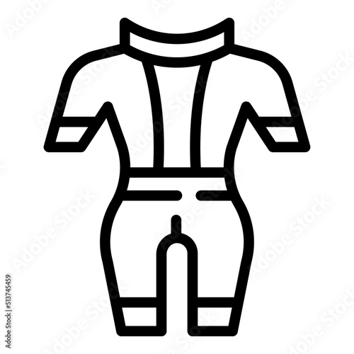 Surf cloth icon outline vector. Safety water. Beach guard