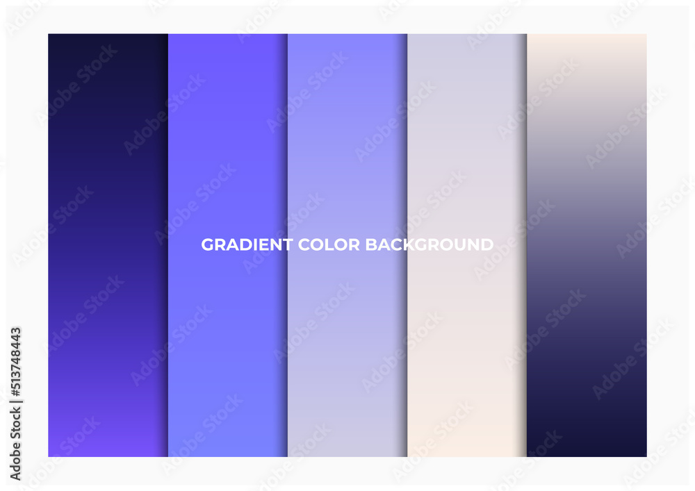 set of gradient color background set of gradient color background