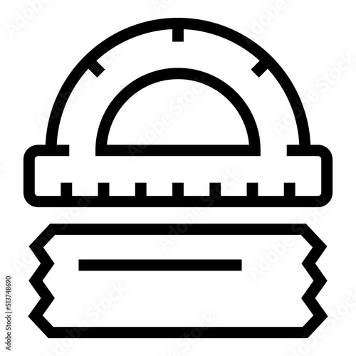 Embroidery tools icon outline vector. Craft art. Creative fabric