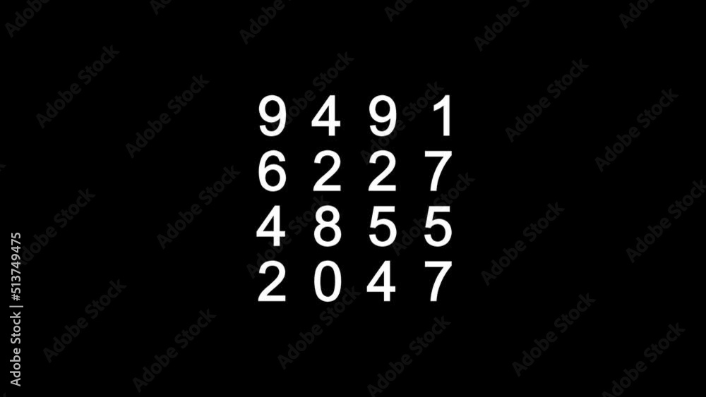 Digital matrix timer countdown 10-0 (4K 3840x2160 21s 30fps). Digital matrix timer countdown 10-0 (4K 3840x2160 21s 30fps).