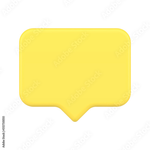 Free Download Yellow empty quick tips social networks follow like message alert template realistic vector - GFXLoad