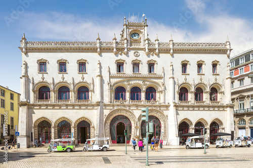 Rossio Railway Station in Lisbon. Portugal © Belikart