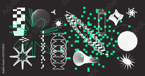 Vector Strange Extraordinary Graphic Assets composition