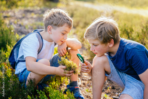Valokuva Summer activity for inquisitive child