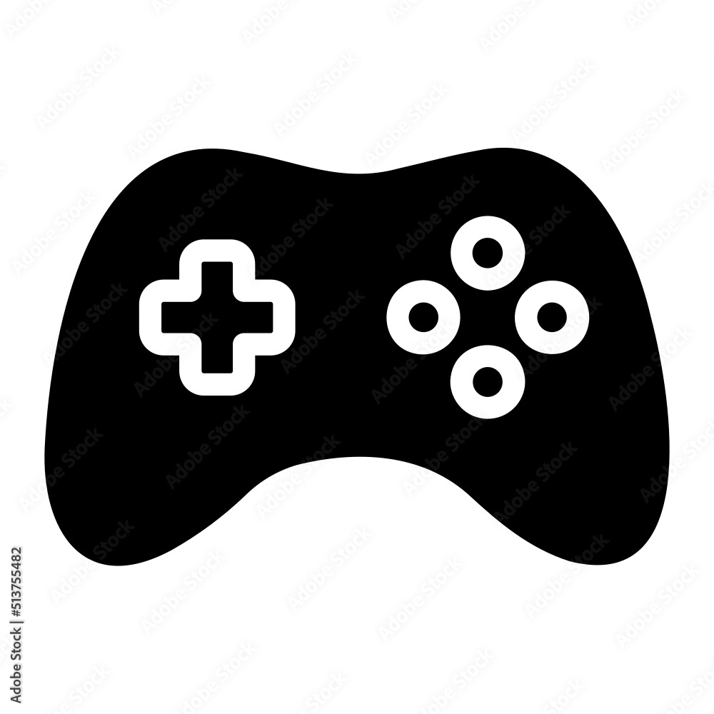 game controller glyph icon