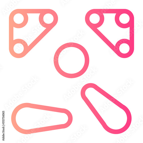 pinball gradient icon