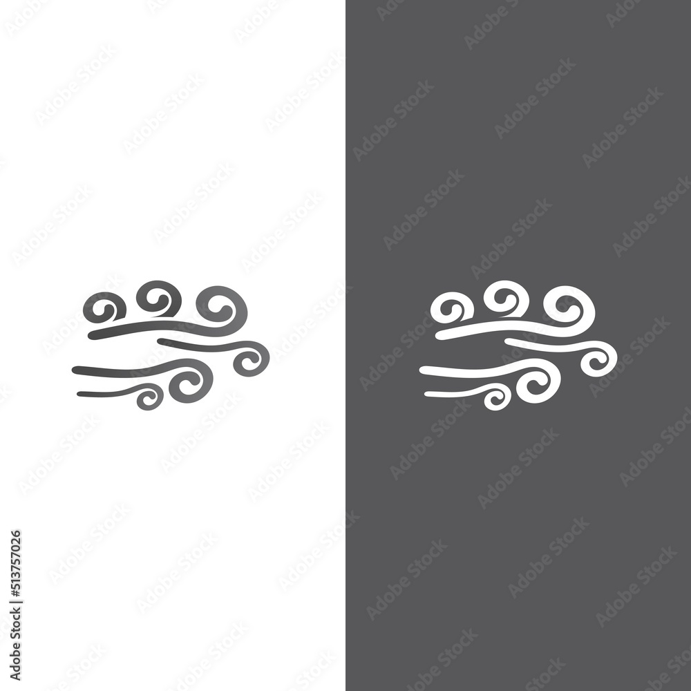 Wind icon vector illustration design Wind icon vector illustration design