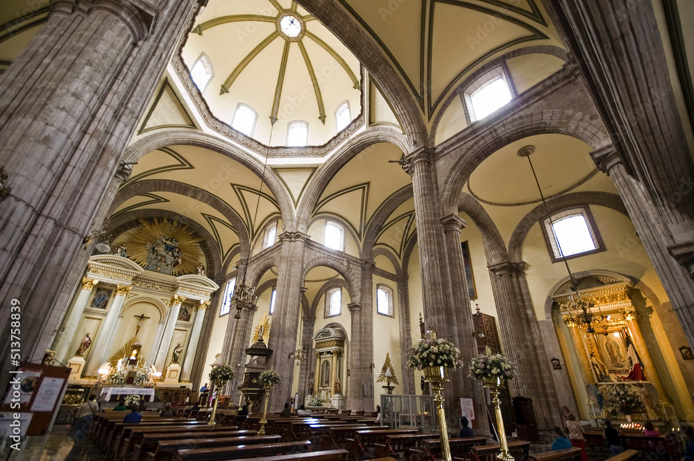 Catedral metropolitana.Centro historico. Mexico D.F. Mexico.