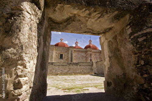 Iglesia de San Pablo. Mitla.Oaxaca .México. photo