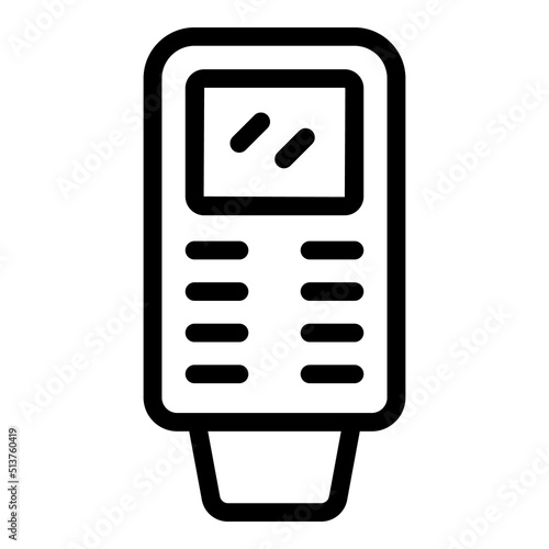 Painter tester icon outline vector. Car spray. Auto service