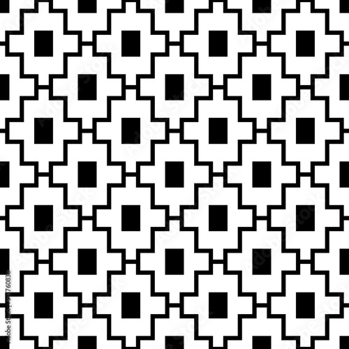 Abstract Optical Geometric Seamless Pattern