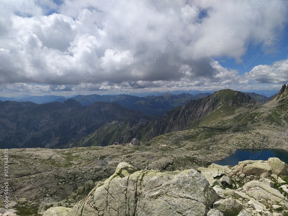 Fototapeta premium Cima d’Asta is the highest mountain of the Fiemme Mountains in the eastern part of the Italian province of Trentino