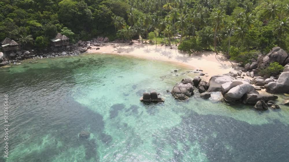 Aerial views of scenic Koh Tao Island in Thailand Aerial views of scenic Koh Tao Island in Thailand