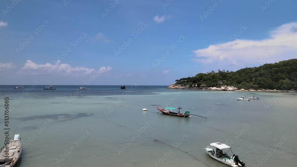 Aerial views of scenic Koh Tao Island in Thailand Aerial views of scenic Koh Tao Island in Thailand