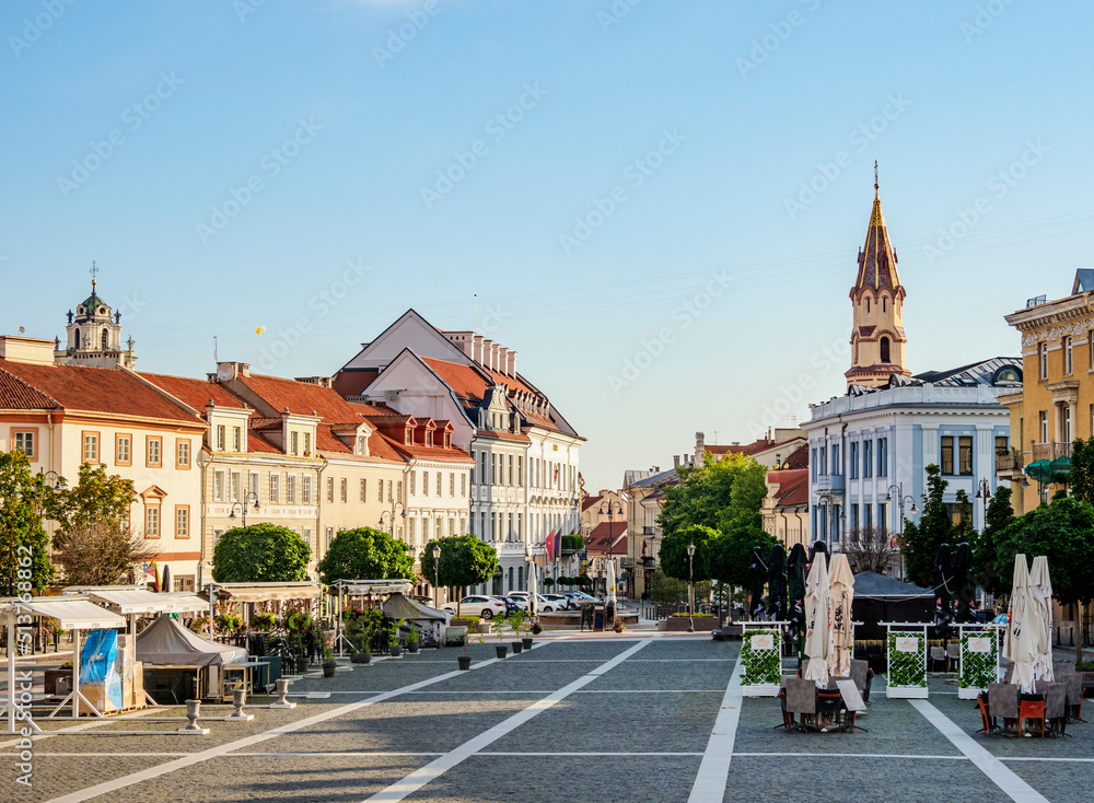 Town Hall Square, Vilnius, Lithuania Town Hall Square, Vilnius, Lithuania