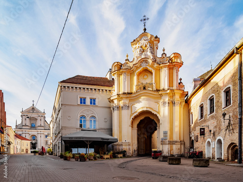 Basilian Gate to Monastery of the Holy Trinity, Old Town, Vilnius, Lithuania photo