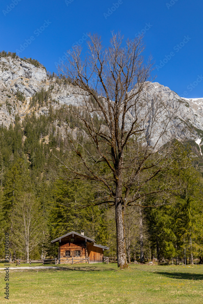 Hütte im Klausbachtal bei Ramsau, Berchtesgaden
