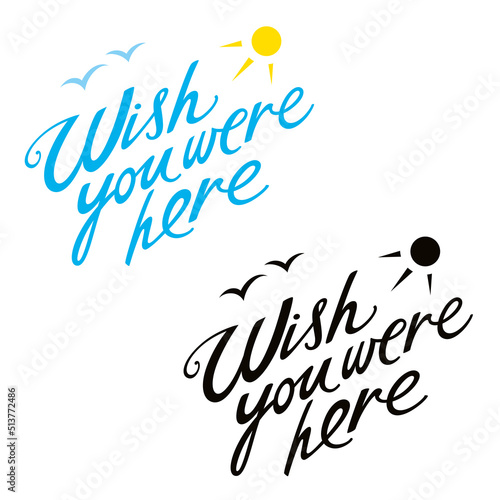 Valokuva Wish you were here - an abstract image, a wish to see someone nearby, a manifestation of love
