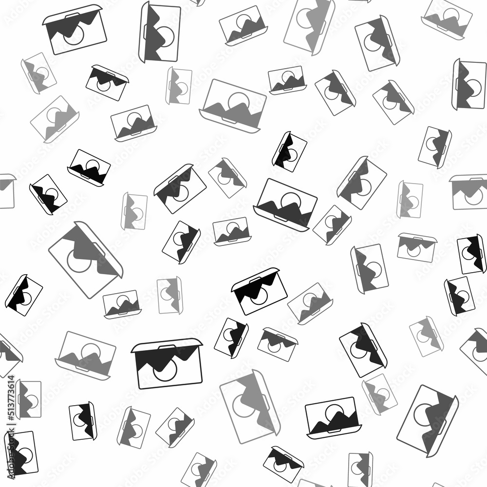 Black Photo retouching icon isolated seamless pattern on white background. Photographer, photography, retouch icon. Vector Black Photo retouching icon isolated seamless pattern on white background. Photographer, photography, retouch icon. Vector